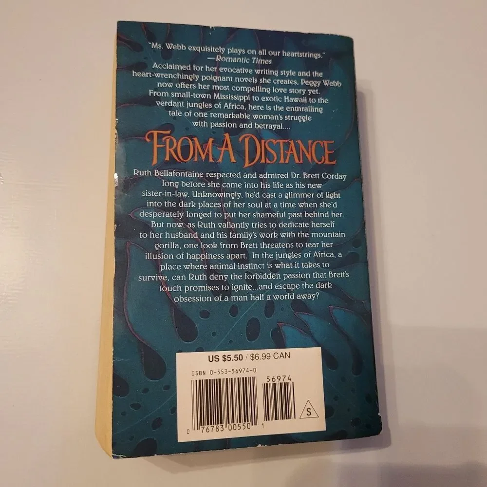 From a Distance by Peggy Webb Paperback Book